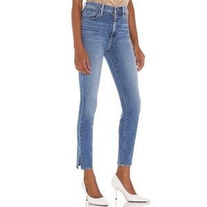 Mother Swooner Ankle Slice Jeans in Group Bathing  25